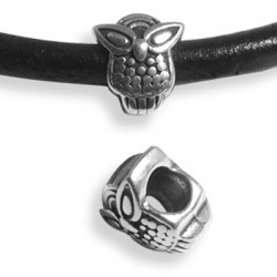 Zamak Slider Owl 11x12mm (Ø 5mm)