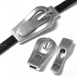 Zamak Magnetic Clasp Buckle 37x17x4mm (Ø 5.4x2.2mm)