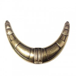 Zamak Connector Collar Necklace 82x18mm