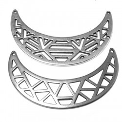 Zamak Connector Collar Necklace 64x19mm (2 pieces)