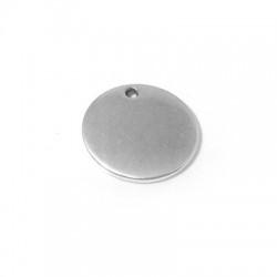 Zamak Charm Plain Round 15mm (Ø 1.8mm)