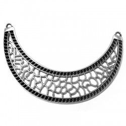 Zamak Connector Collar Necklace 116x30mm