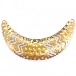 Zamak Connector Collar Necklace 102x29mm