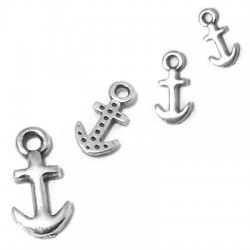 Zamak Charm Anchor 6x9mm