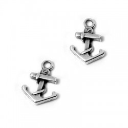 Zamak Charm Anchor 12x15mm