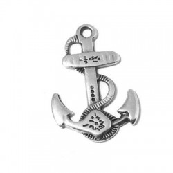 Zamak Charm Anchor 18x25mm