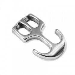 Zamak Clasp Anchor 20x29mm (Ø 5.2x6.8mm)