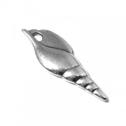 Μεταλλικό Ζάμακ Χυτό Μοτίφ Κοχύλι 12x33mm