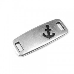 Zamak Connector Tag Anchor 32x12mm (Ø 5x2mm)