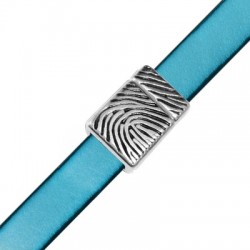 Zamak Magnetic Clasp with Fingerprint 14x20mm (Ø 10.2x2.2mm)