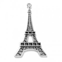 Zamak Pendant Eiffel Tower 40x24mm