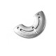 Intercalaire Hémicycle en Métal/Zamak 26x14mm (Ø 1,2mm)