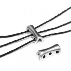 Zamak Slider with 3 Holes 11x6mm (Ø 1.2mm)