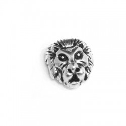 Passant Tête de Lion en Métal/Zamak 12mm (Ø1,8mm)