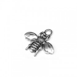 Zamak Charm Bee 22x17mm