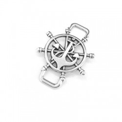 Zamak Connector Wheel and Anchor 26x18mm