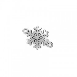 Zamak Connector Snowflake 13x14mm