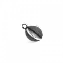 Zamak Charm 3D Round 9mm