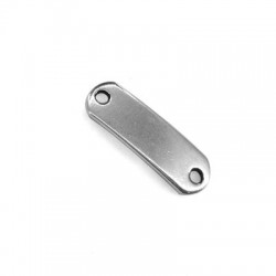 78413360 Zamak Tag Rectangular 8x26mm