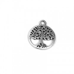 Pendentif arbre de vie en Métal/Zamak 15mm