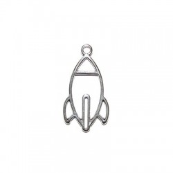 Zamak Pendant Spacecraft 16x27mm