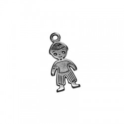 Zamak Charm Boy 10x20mm