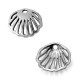 Zamak Charm Clam 18x16mm