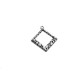 Zamak Charm Rhombus 24x23mm