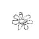 Μεταλλικό Ζάμακ Χυτό Μοτίφ Λουλούδι 26x25mm