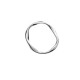 Zamak Pendant Irregular Circle 28x34mm