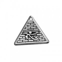 Zamak Pendant Triangle w/ Eye 28x25mm