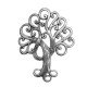 Zamak Pendant Tree of Life 58x74mm