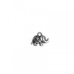 Zamak Charm Elephant Om14x8mm