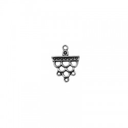 Zamak Charm Ethnic Triangle 16x18mm