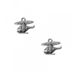 Zamak Charm Helicopter 20x13mm