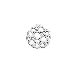 Μεταλλικό Ζάμακ Χυτό Στρογγυλό Κύκλοι για Μακραμέ 19x20mm