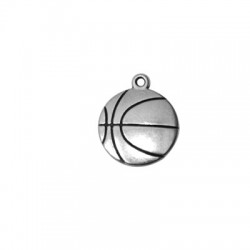 Zamak Charm Basket Ball 19mm