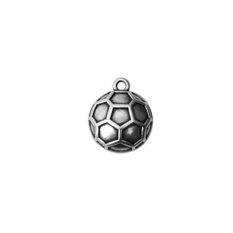 Μεταλλικό Ζάμακ Χυτό Μοτίφ Μπάλα Ποδοσφαίρου 18mm