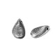 Zamak Pendant Shell 16x25mm Ø2mm
