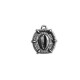 Pendentif en Zamak en Forme de Coquillage Fossile 23 x 25 mm