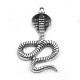 Zamak Pendant Snake Cobra 28x41mm