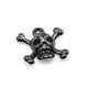 Zamak Charm Skull 2 Bones 20x18mm