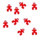 Ciondolo in Metallo Zama Pezzo di Puzzle Smaltato 9x12mm