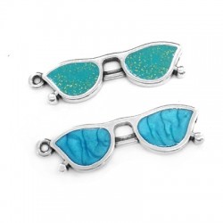 Metal Zamak Cast Pendant Sunglasses with Enamel 9x32mm