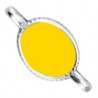 999° Silver Antique Plated/Yellow