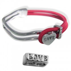 Z/A Half Bracelet Set 53x34mm + "Love" 10x6mm