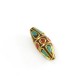 Tubetto in Ottone Decorato 11x30mm (Ø 2mm)