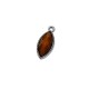 Charm en Zamak avec Pierre en Résine 15 x 7 mm