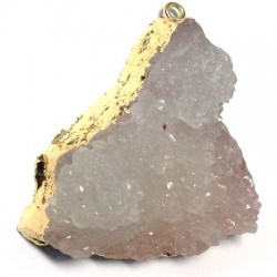 Resin Irregular Geodes Teardrop 49x59mm