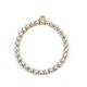 Zamak Pendant Round with Pearls 43mm